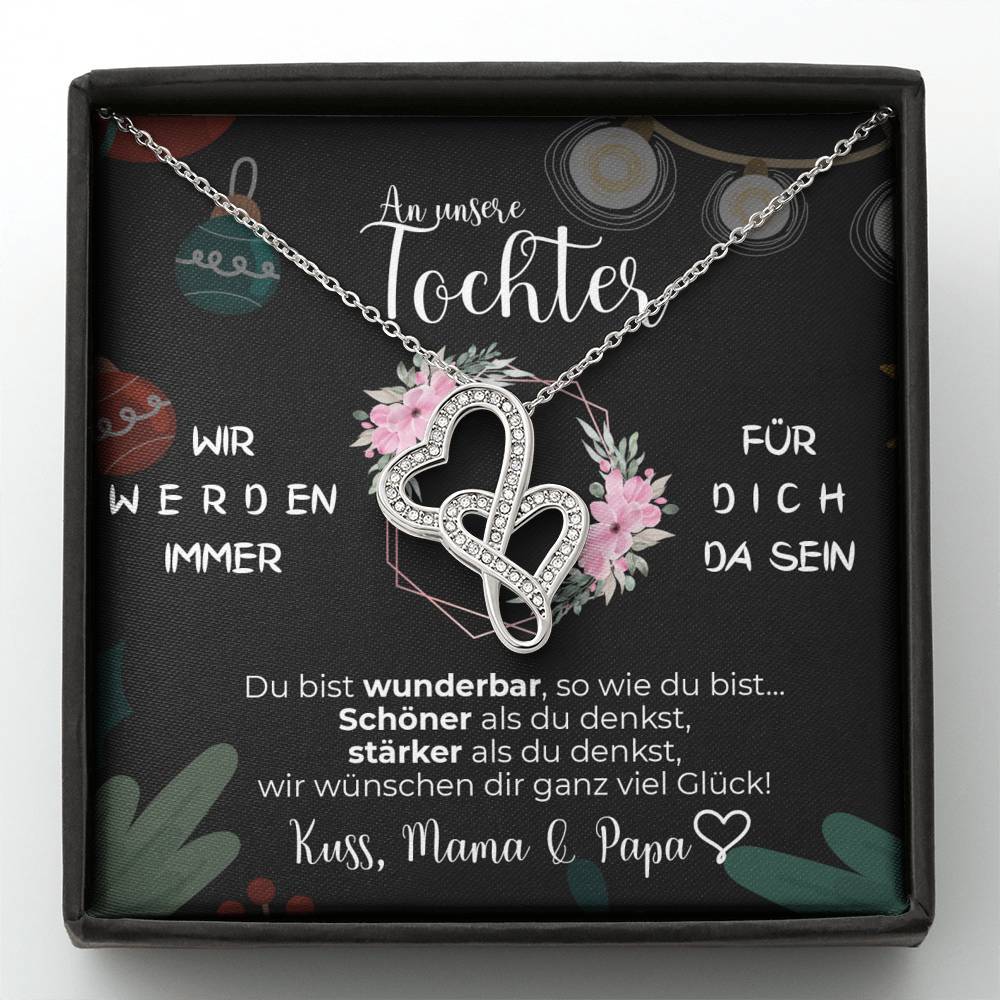 Herzen-Halskette - An meine Tochter von Mama - Weihnachtsgeschenk - Image 4