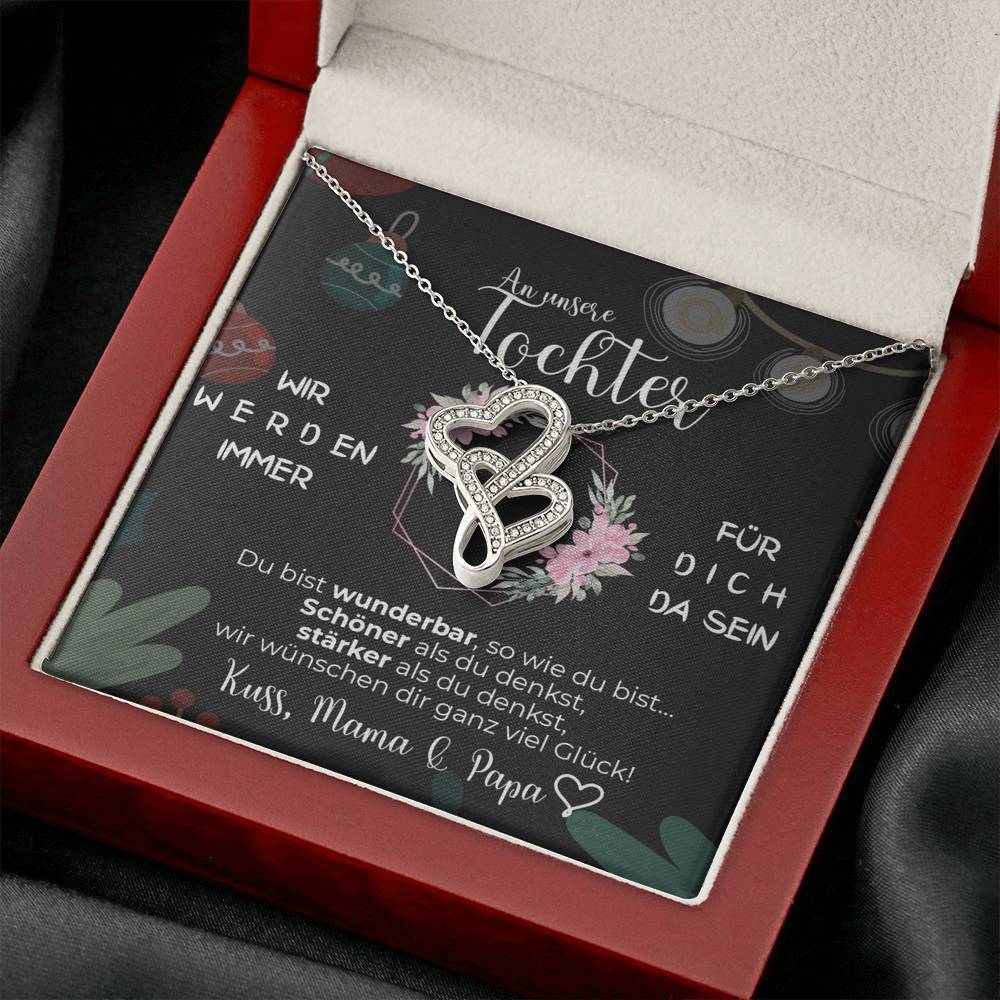 Herzen-Halskette - An meine Tochter von Mama - Weihnachtsgeschenk - Image 5