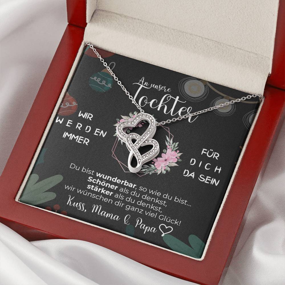 Herzen-Halskette - An meine Tochter von Mama - Weihnachtsgeschenk - Image 6