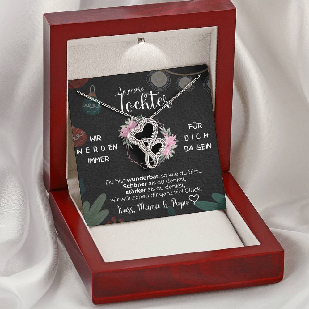 Herzen-Halskette - An meine Tochter von Mama - Weihnachtsgeschenk - Image 7