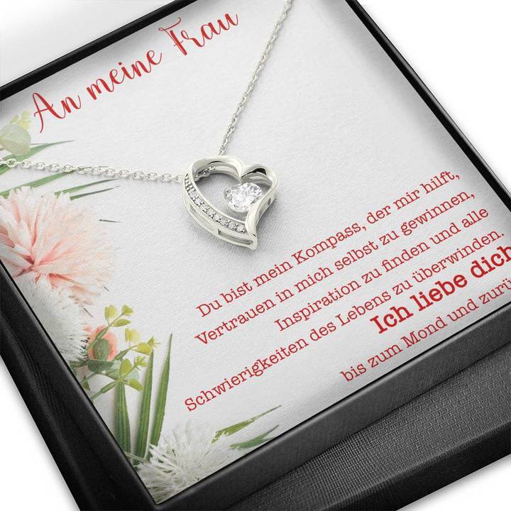 Weißgold Ausführung Halskette - An meine liebe Frau - Image 13