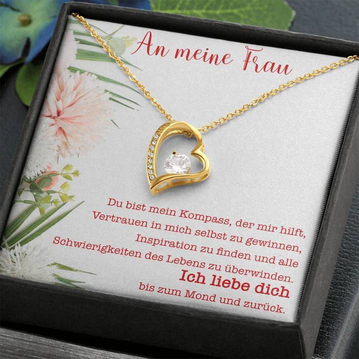 Weißgold Ausführung Halskette - An meine liebe Frau - Image 14