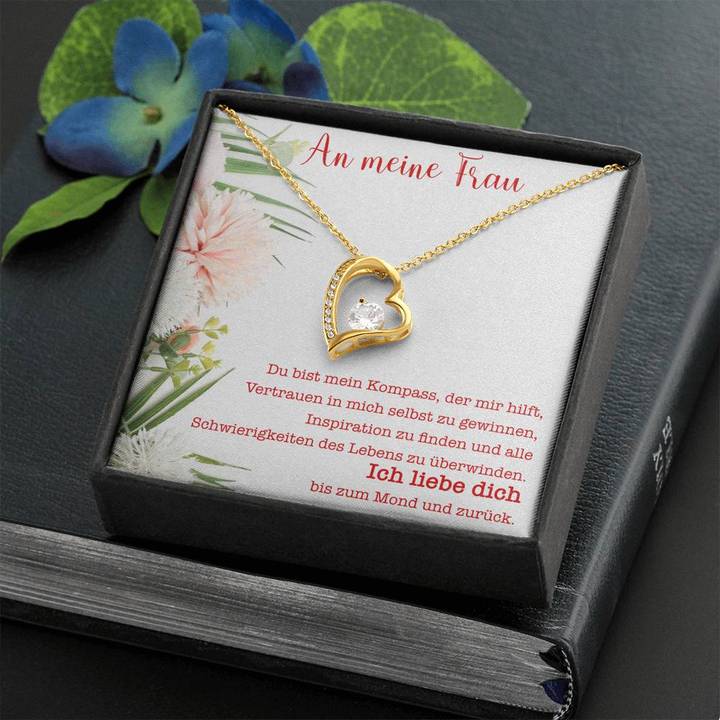 Weißgold Ausführung Halskette - An meine liebe Frau - Image 8