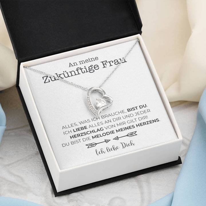 Weißgold Ausführung Halskette - An meine zukünftige Frau - Image 10