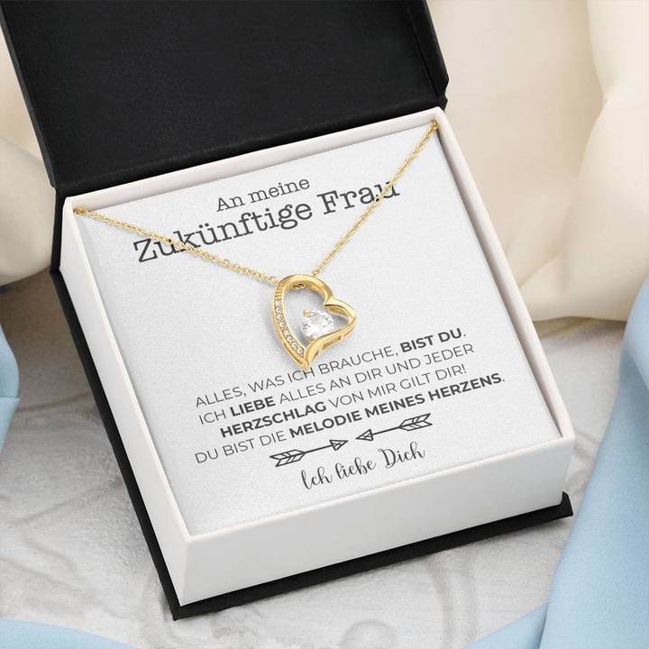 Weißgold Ausführung Halskette - An meine zukünftige Frau - Image 4