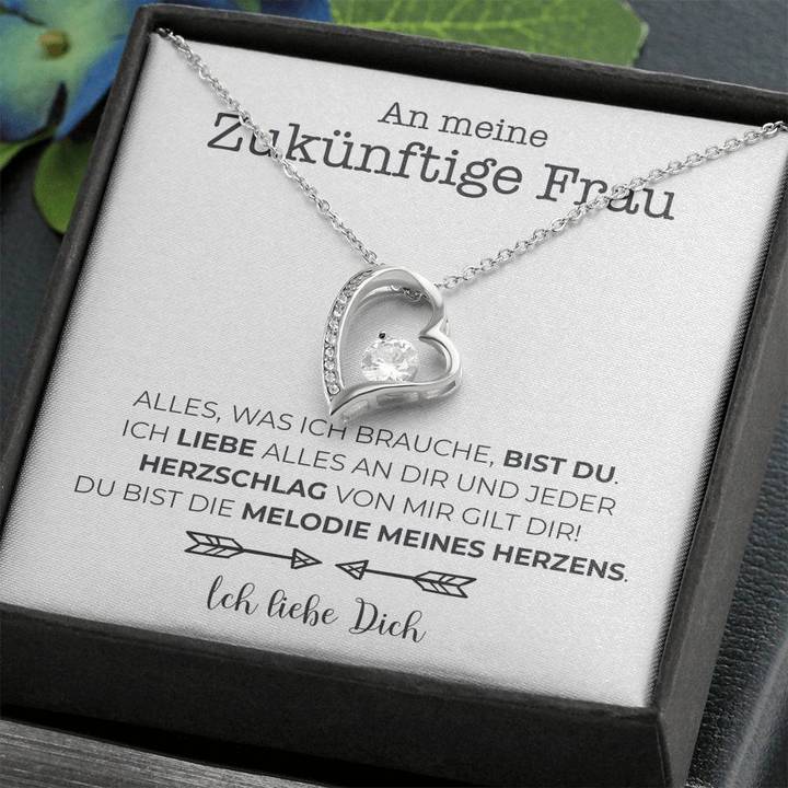 Weißgold Ausführung Halskette - An meine zukünftige Frau - Image 8
