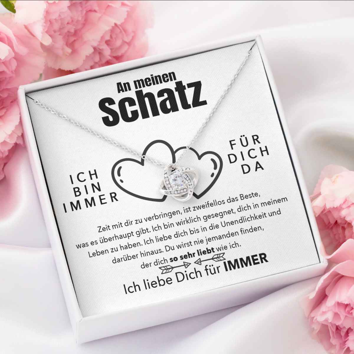 Weißgold Ausführung Halskette - An meinen Schatz - Das Beste - Image 11