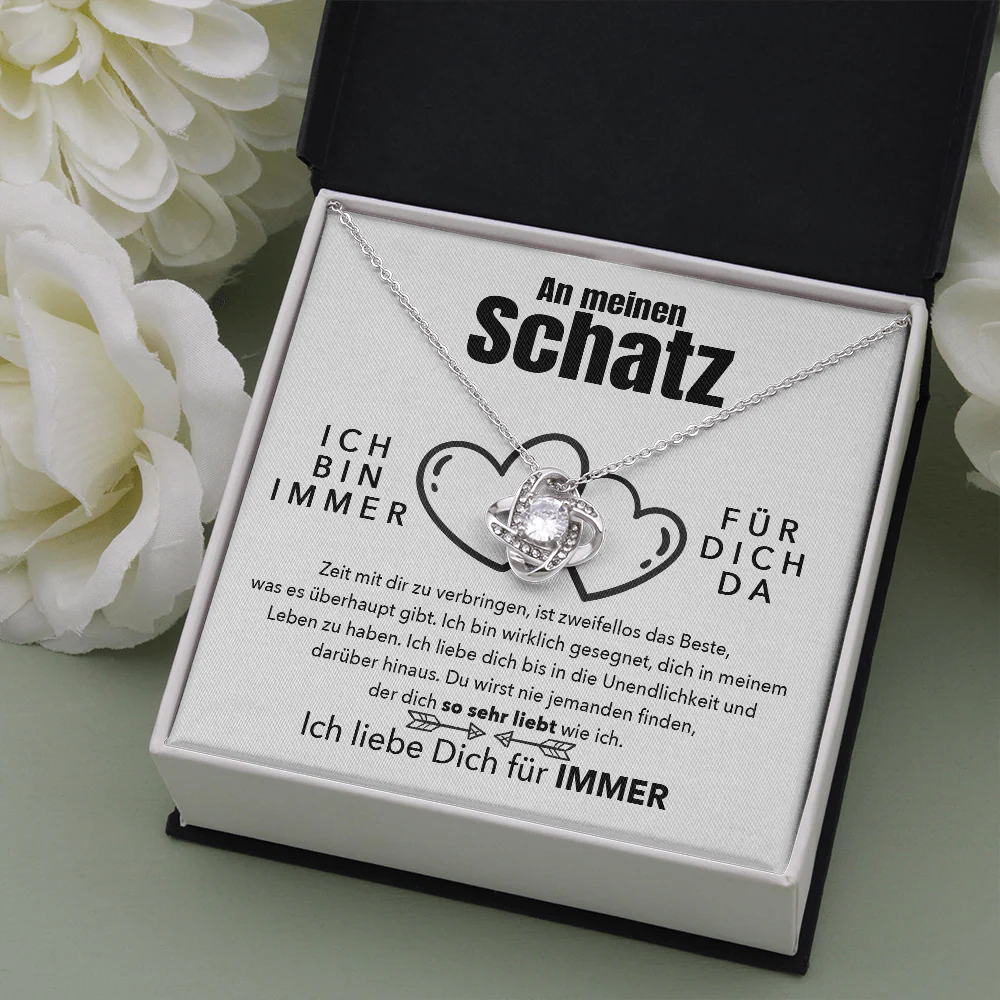 Weißgold Ausführung Halskette - An meinen Schatz - Das Beste - Image 12