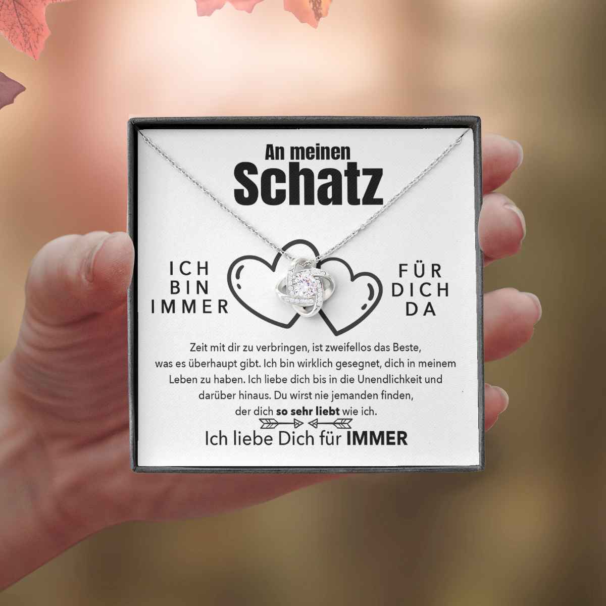 Weißgold Ausführung Halskette - An meinen Schatz - Das Beste - Image 5