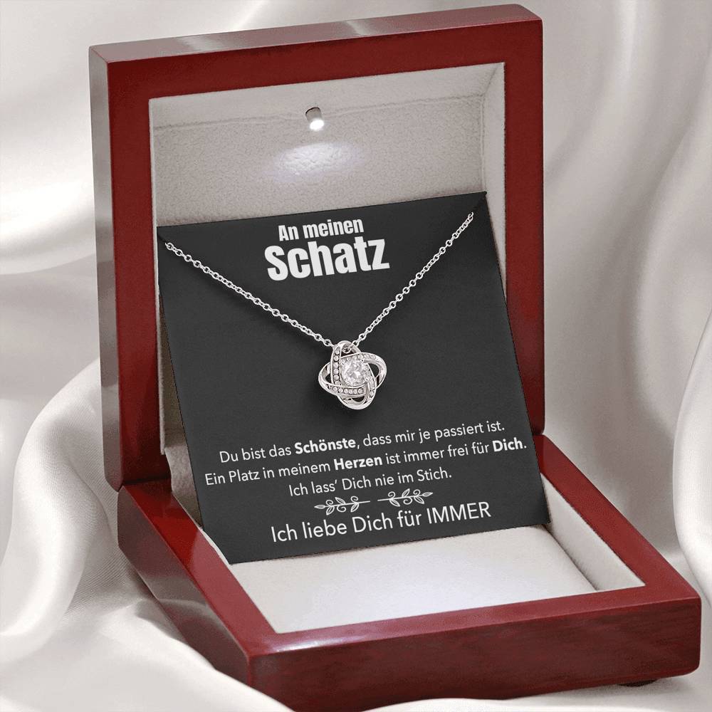 Weißgold Ausführung Halskette - An meinen Schatz - Image 10