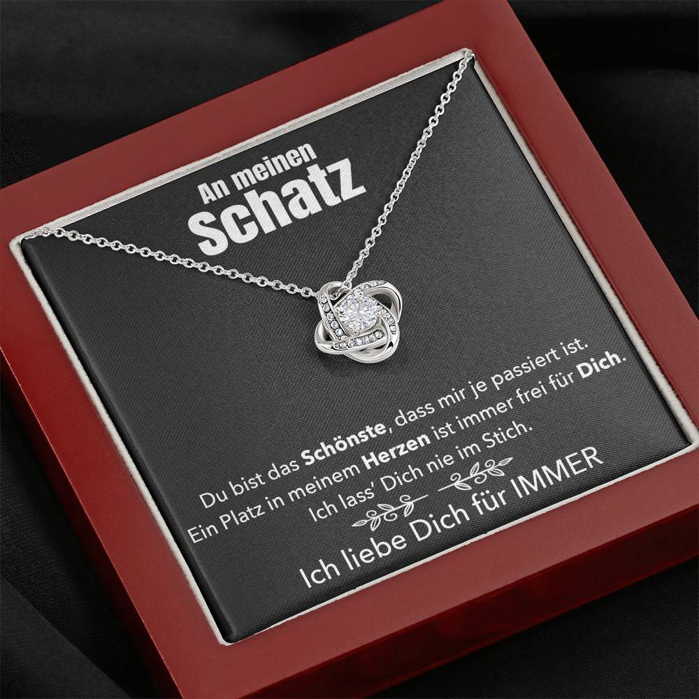 Weißgold Ausführung Halskette - An meinen Schatz - Image 12