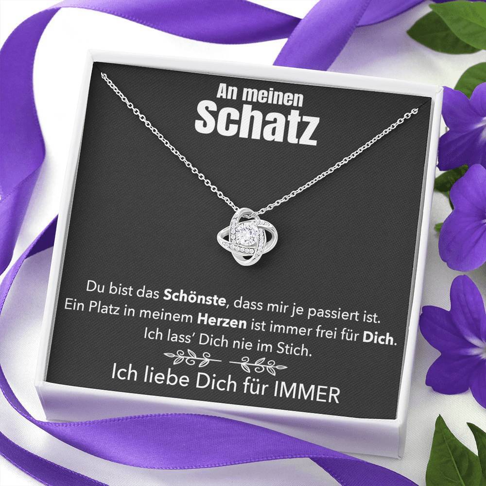 Weißgold Ausführung Halskette - An meinen Schatz - Image 16
