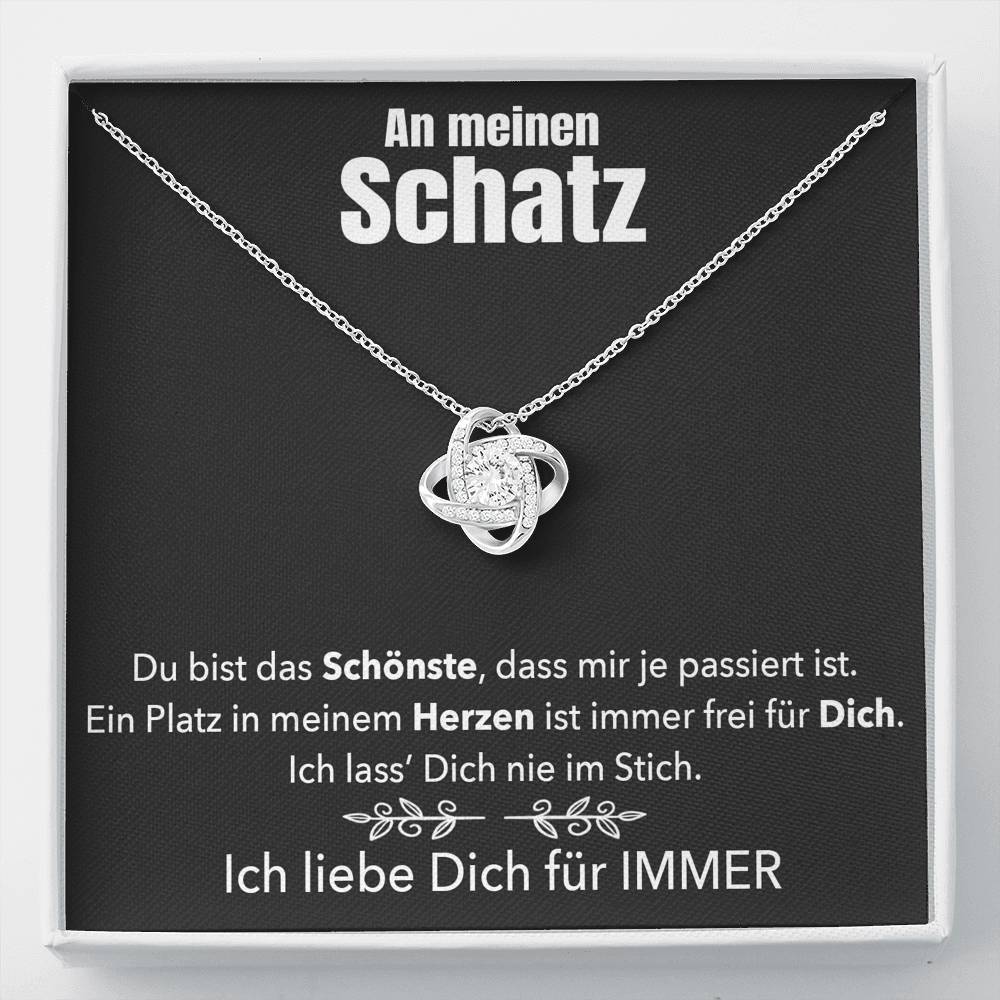 Weißgold Ausführung Halskette - An meinen Schatz - Image 4