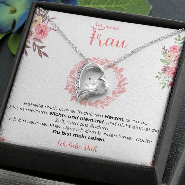 Weißgold Ausführung Halskette Spezial - An meine Frau - Image 16