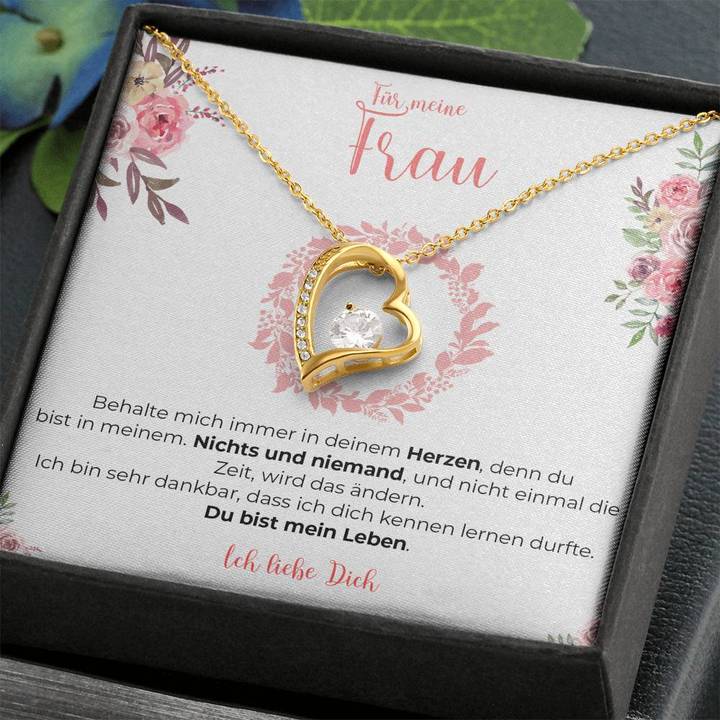 Weißgold Ausführung Halskette Spezial - An meine Frau - Image 7