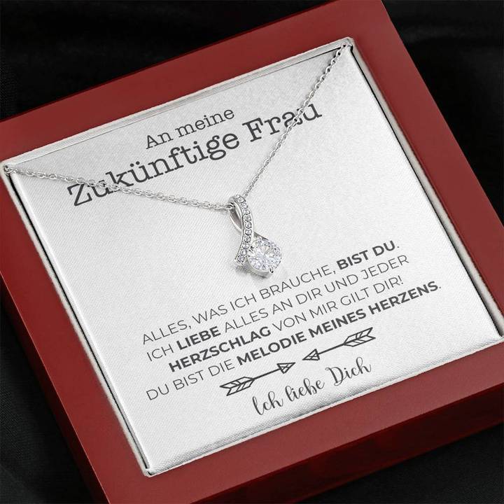 Weißgold Ausführung Stil-Halskette - An meine zukünftige Frau - Image 6
